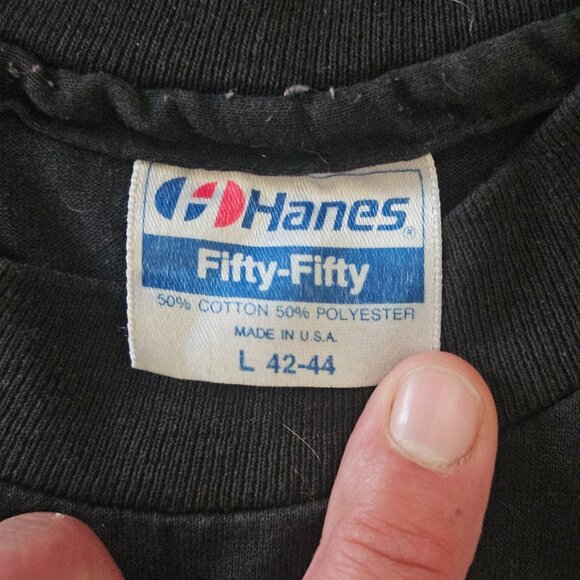 Vintage Dr. Hook Ray Sawyer Band Tour T-Shirt Black Hanes 50/50 – Men’s Large - Picture 3 of 9